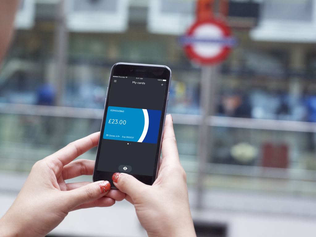 TfL's tweet photo. Oyster card users with Apple phones can download our new app to make topping up easier https://t.co/ynzpC8xImK https://t.co/ks710C8MbS