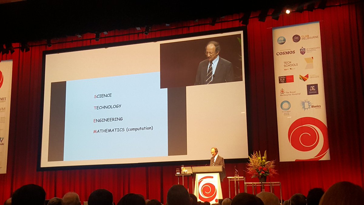 Science, technology, engineering and mathematics are all needed to advance medicine and impact patients lives. Dr Harold Varmus #2017gco
