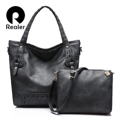 buyofystuff's tweet photo. Our hot selling product: REALER Casual Large Tote Bag+Small Shoulder Bag - 2 Pcs , see at https://t.co/pZJNdrkl2J https://t.co/8Og2tBOIql