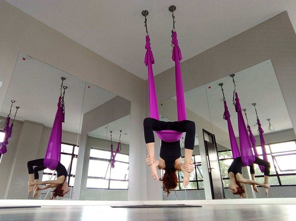 ZenCycle254's tweet photo. Aerial yoga class is back! Reserve your hammock https://t.co/kJQJz2zkGp #yoga #fitness #fitspiration #pose #slay #yogalife #yogaeveryday https://t.co/fSjSSdZRX3