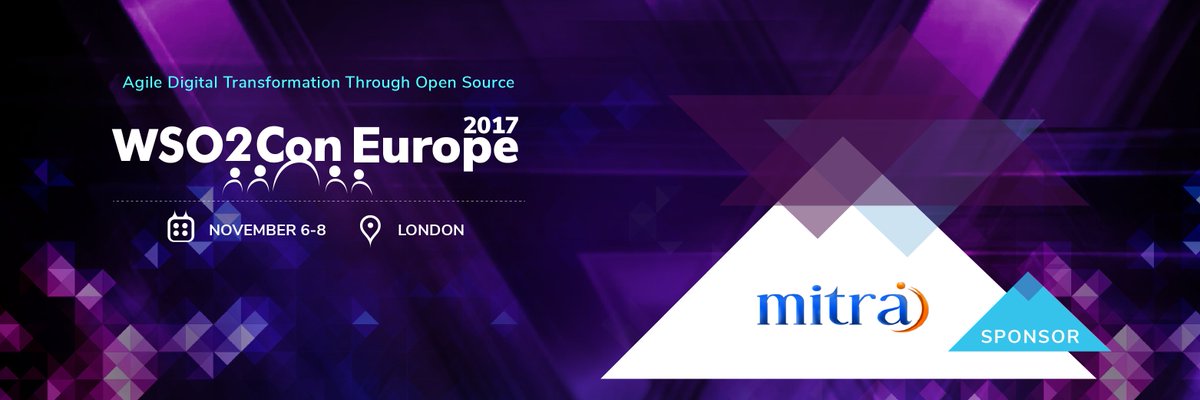 ashoksuppiah's tweet photo. @tweetmitrai is sponsoring @WSO2Con Join us Nov 6-8 &amp; listen to our CTO @sudaraka78 and our customer Travis Perkins  #DigitalTransformation https://t.co/mGWkosoiRK