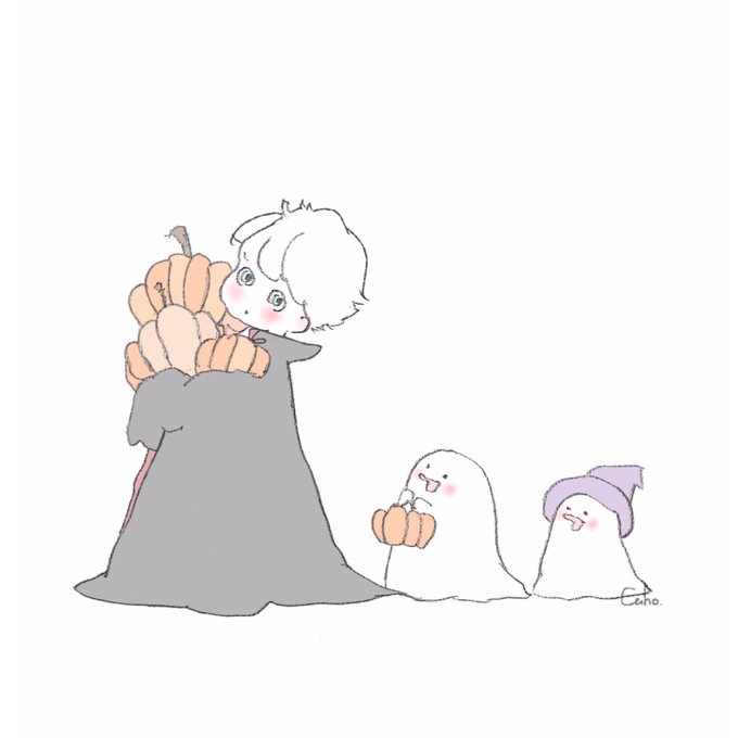 「幽霊 ハロウィン」のTwitter画像/イラスト(古い順)