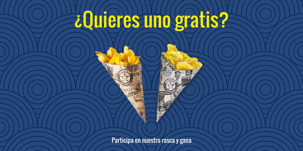 chipstar_espana's tweet photo. ¿Quieres ganar un cono mini de patatas o uno de chips gratis 🍟🍟  Participa en nuestro rasca y gana. Entra en ➡️ https://t.co/eyAl8YBf9T https://t.co/wHKMctArkt