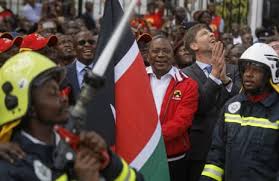 freddiesley's tweet image. #KaziIendelee latest fire engines commissioned at city hall last week.