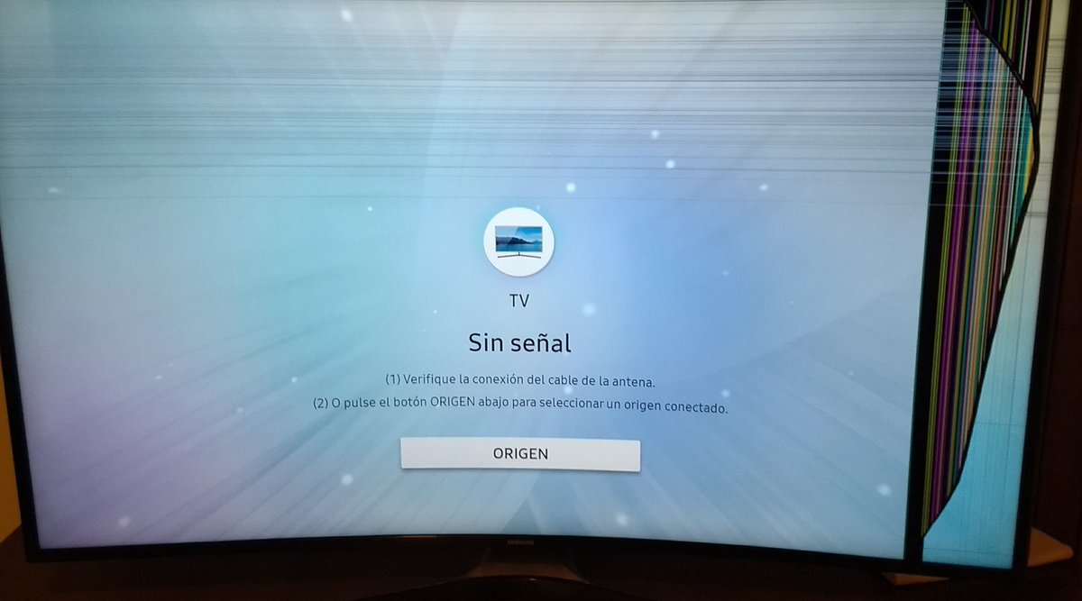Dibujos animados retro color ruido tv. televisión rota con antena doblada aislada | Vector Premium