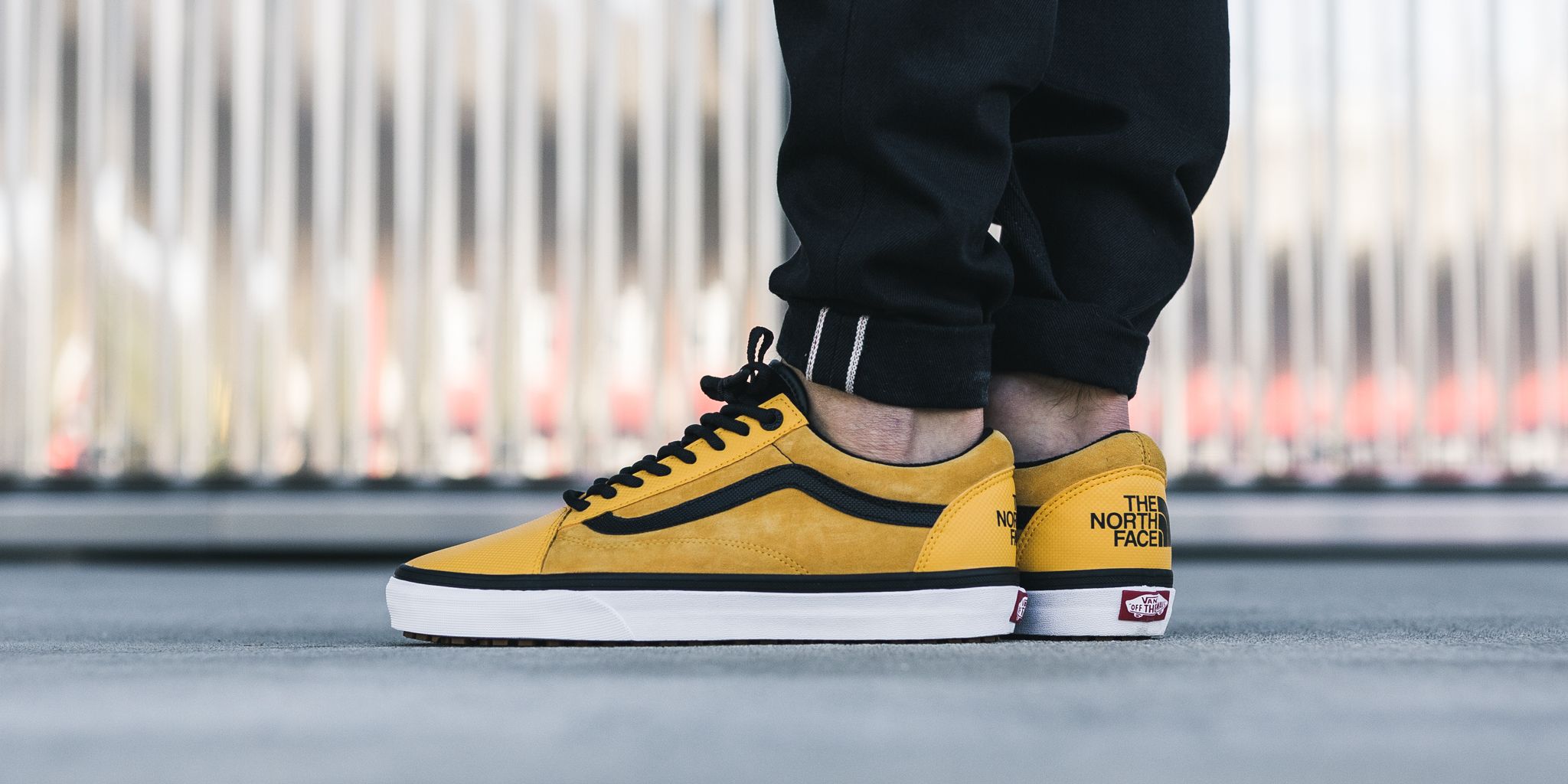 vans x the north face old skool yellow