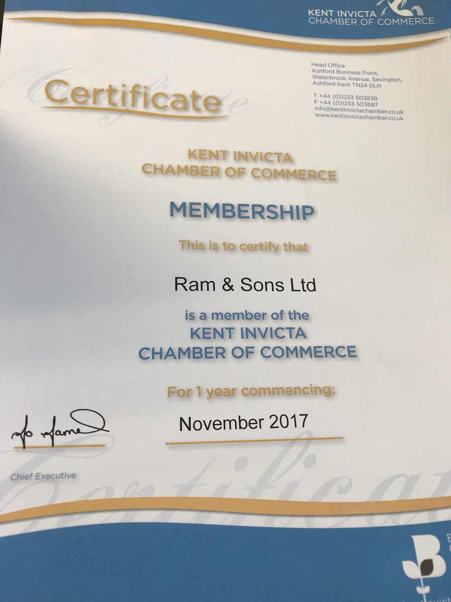 ram_sons's tweet photo. It’s a honour to be part of @InvictaChamber  .. new beginnings https://t.co/F9DKwKK2Fs