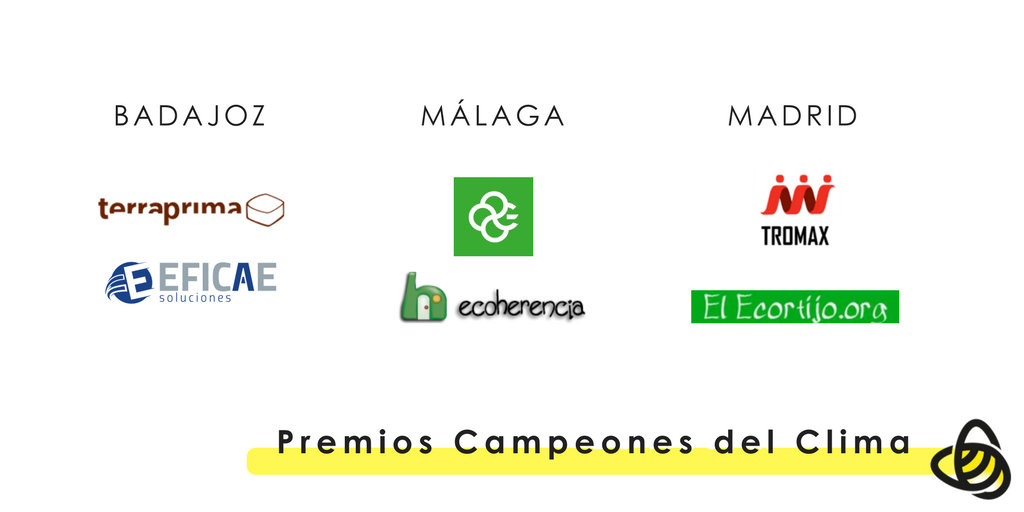 nbsclimate's tweet photo. 🏆a los #ecoemprendedores y PYMEs con las mejores propuestas frente al #CambioClimático. En #España, #ECO4CLIM17 tuvo este resultado... https://t.co/kJEa31x8NH