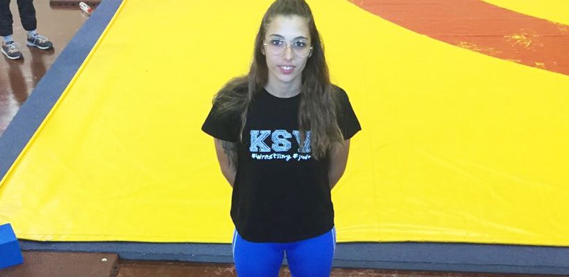 AlianzaKSV's tweet photo. La almeriense Andrea Herrera CAMPEONA DE ANDALUCÍA de lucha-enhorabuena! Vence en la final 14-4 a la sevillana Gallego @PMDAlmeria @aytoalm https://t.co/RI7pGOGP7g