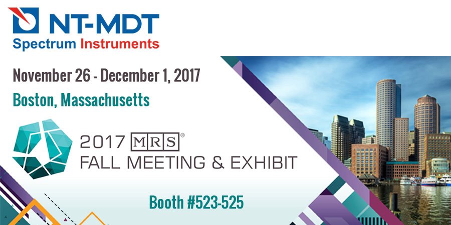 NTMDT's tweet photo. Visit us at #MRSFALL 2017 booth #523-525 to see unique #HDPFM mode, talk to experts and get exclusive souvenirs
@material_mrs #NTMDT #F17MRS https://t.co/1ZU0jFo5GQ