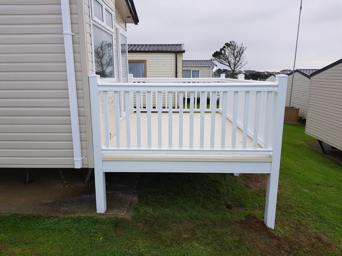 With its gorgeous little front deck this <a href="/ABIHolidayHomes/">ABI Holiday Homes</a> St David at #CrantockBeach will be much easier to sell. When it needs to be special you can trust AB to do the job!