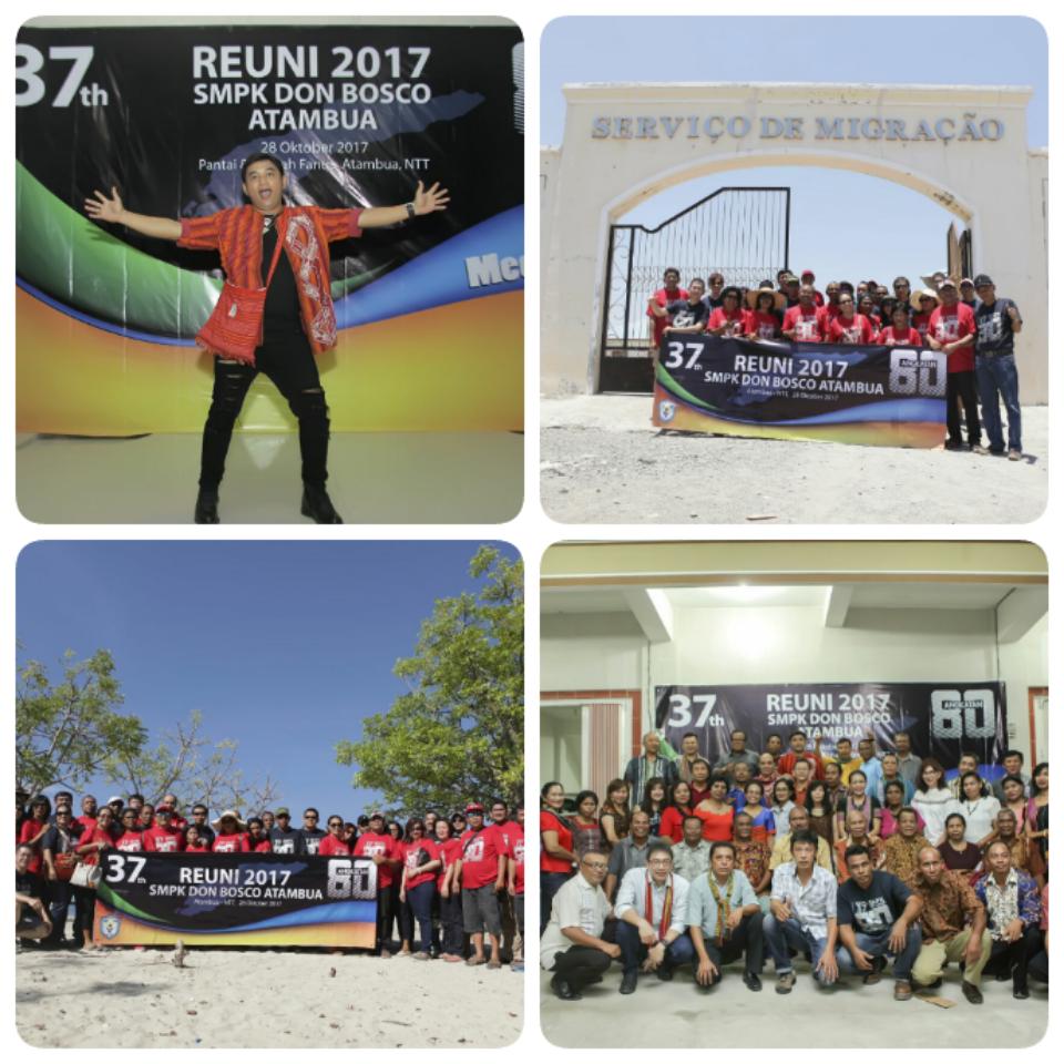 37 thn berpisah. Jumpa kembali dlm Reuni SMP Donbosco. Angkatan. 80 .@Atambua. Belu.NTT.