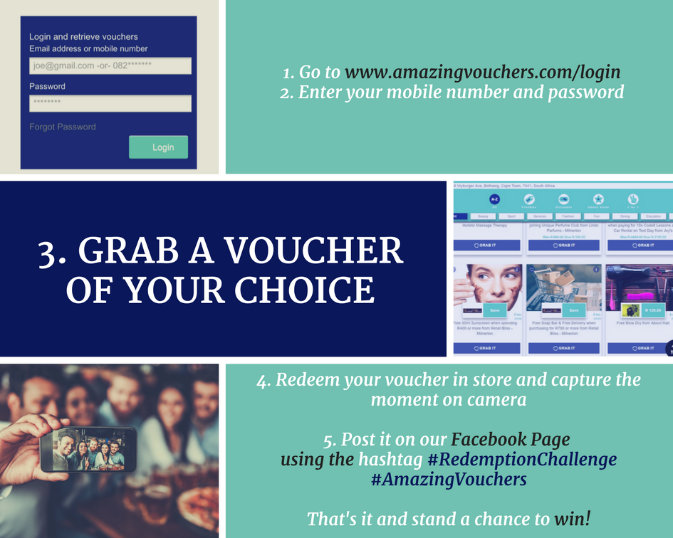 AmazingVouchers's tweet photo. The #RedemptionChallenge is on...who will be crowned the #top #redeemer and win #awesome #prizes? visit https://t.co/xSTfqMaeCC & GRAB IT! https://t.co/For4hPtP96