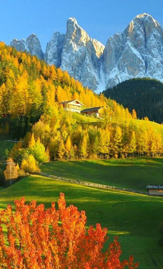Autumn in the Dolomites, Italy