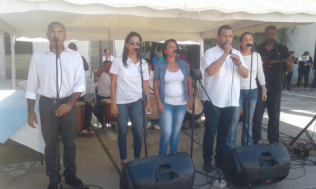 VRADunermb's tweet image. El personal Unermbista recibe con esplendor, fe y tradición a la Santísima Virgen del Rosario