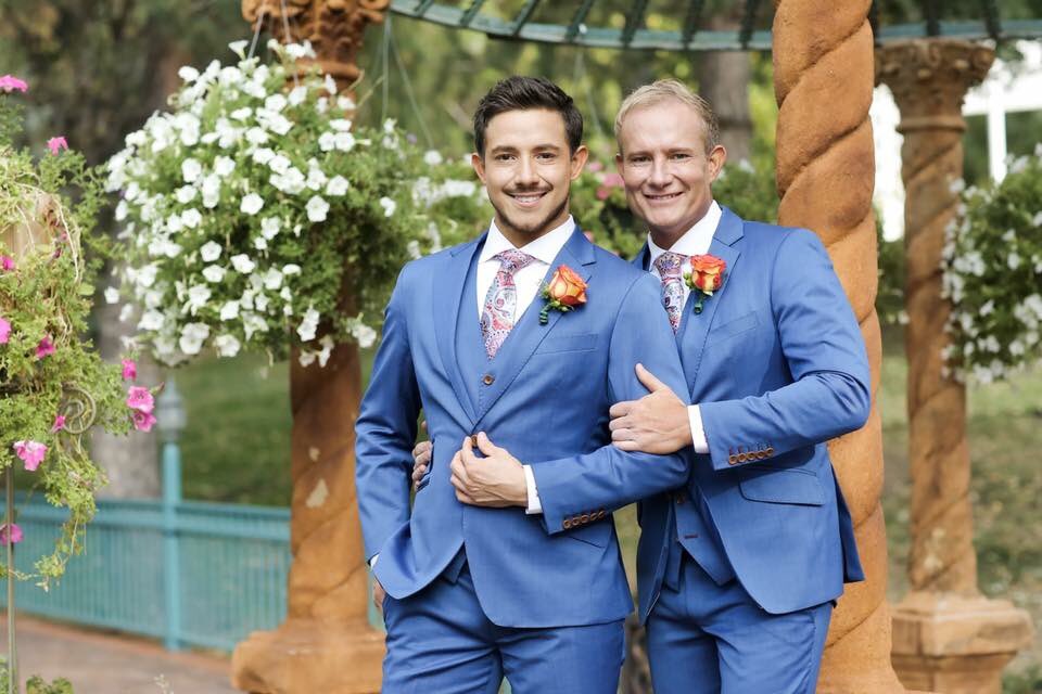 Blue Monday. Plan your nuptials with <a href="/bespoke_cc/">Bespoke</a> for the perfect look. #mensfashion