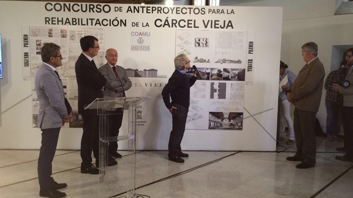 _COAMU's tweet photo. Emilio Sánchez #3Premio
#Concurso
#CárcelViejaMurcia
en @_COAMU #presentación
#propuesta
#CeldadeCristal https://t.co/8lzOJuQCHM