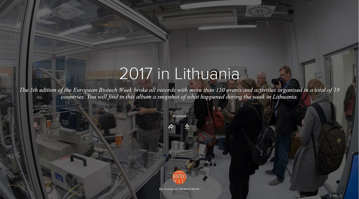 With 9 events organised in #Lithuania, <a href="/Vilnius_iGEM/">Vilnius iGEM'18</a> &amp; <a href="/VU_LT/">Vilnius University</a> have a lot to show from their #BiotechWeek experience ow.ly/2TPA30gb1tv