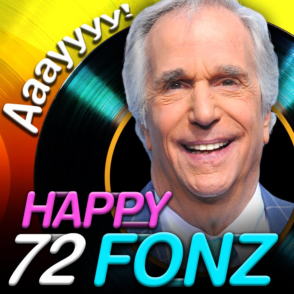 Ayyy! Two thumbs up for the birthday boy... Happy 72nd Birthday to Henry Winkler! 