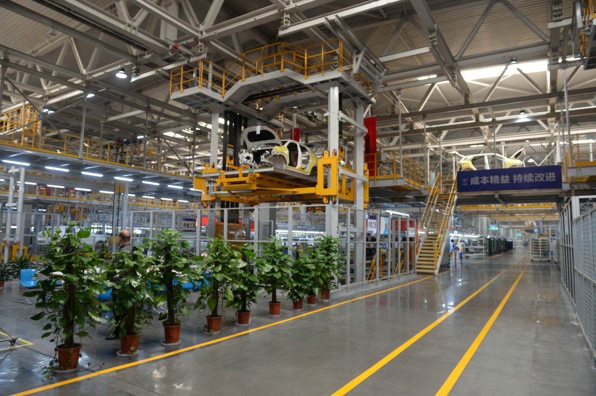 Programme started with a visit to the automobile plant