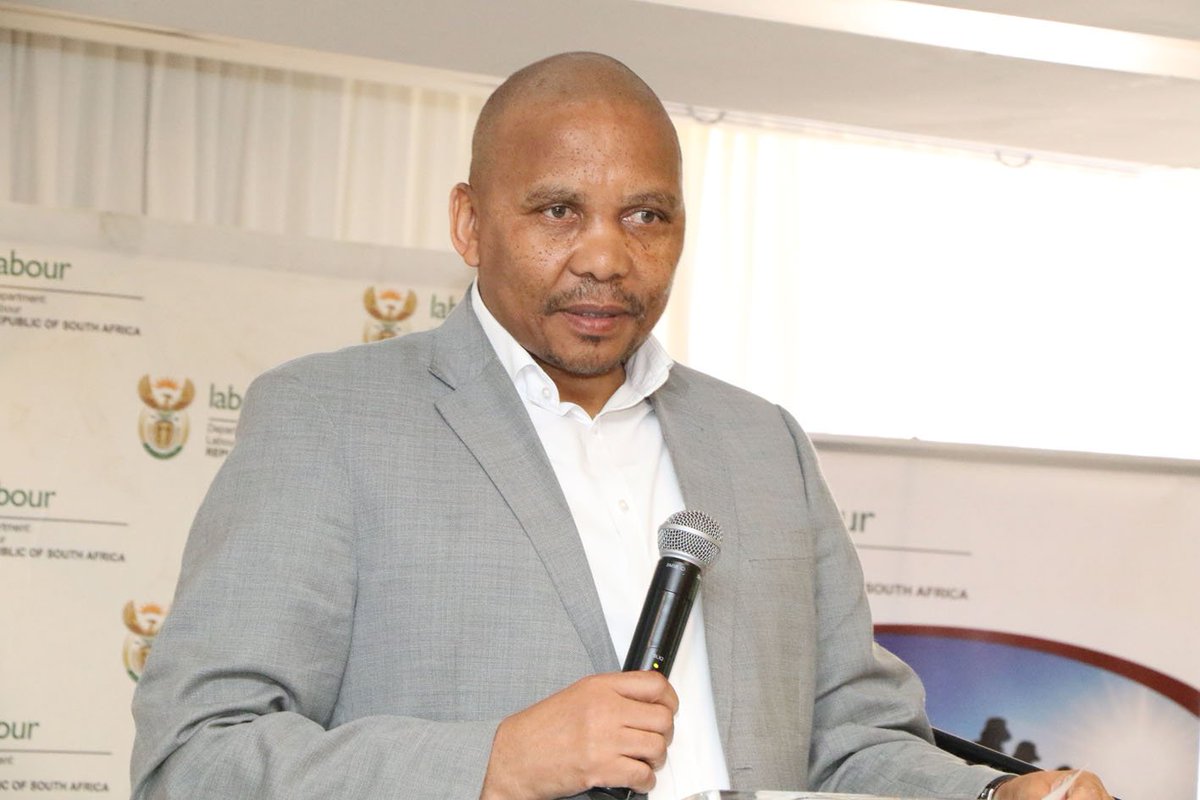 deptoflabour's tweet photo. Government closer to invoking #EEAct to reverse non-compliance with legislation - Labour Deputy Minister Holomisa https://t.co/lCtkXSLegA https://t.co/tS0Qs2yGqm