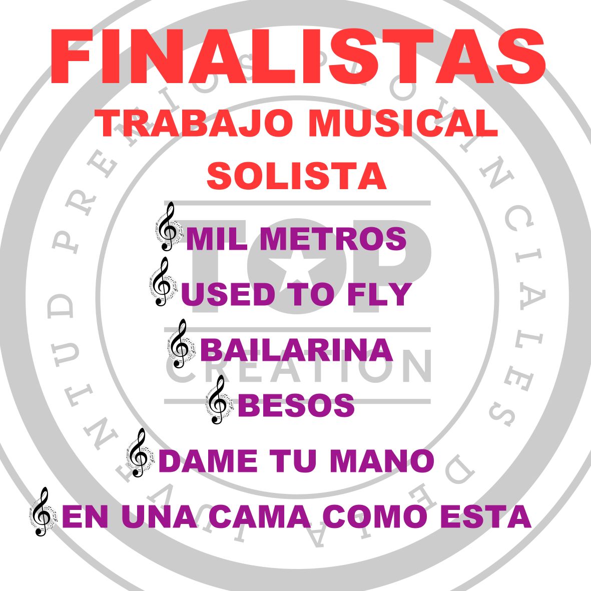 dipuALCjuventud's tweet photo. Las canciones #finalistas de la modalidad #solista del #TopCreation2017 son... https://t.co/3hHmE7us0T