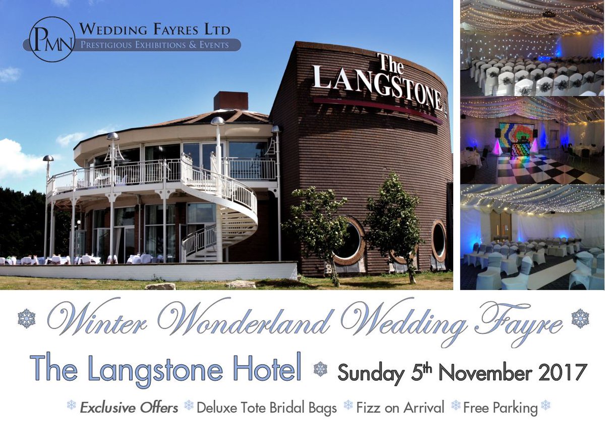 pmnweddingfayre's tweet image. It's our finale #weddingfayre #weddingfair of the year!This Sunday 5th Nov @TheLangstone &amp;amp; it's all about a #winterwonderland #specialoffers