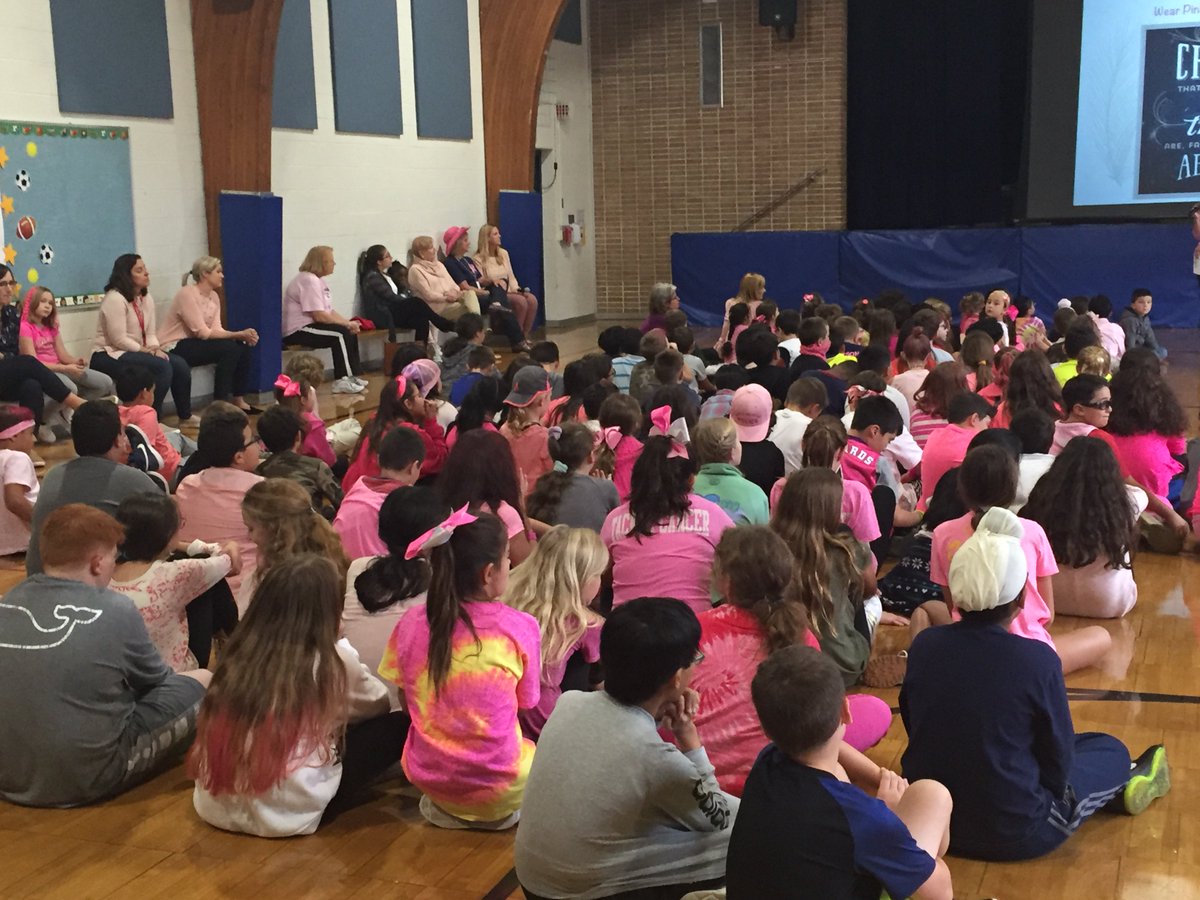 Students went all out to support breast cancer awareness on "Think Pink" day in Red Ribbon week! Check out the crowd during our assembly!