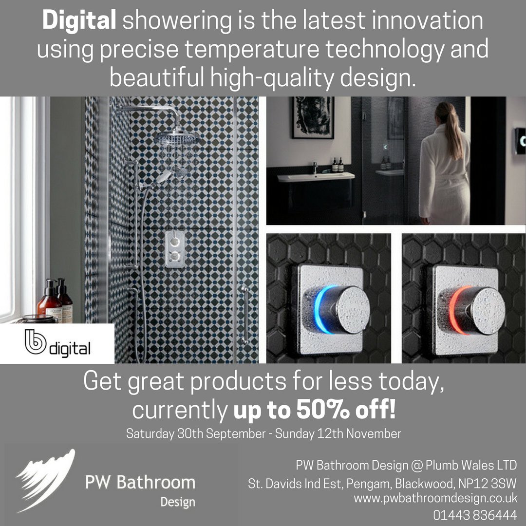 PW_BDesign's tweet image. Digital showering is the latest innovation using precise temperature technology and beautiful high-quality design. bathroombrands.com