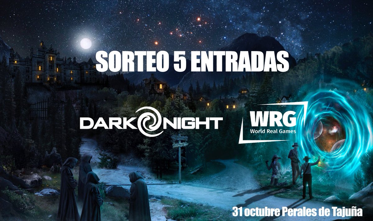 SurvivalZombie's tweet photo. ¡Sorteamos 5 entradas dobles para Dark Night!
Tenéis que hacer RT y mencionar a la persona con quien queráis ir. Esta noche damos el premio. https://t.co/mKhyGUnaJ8