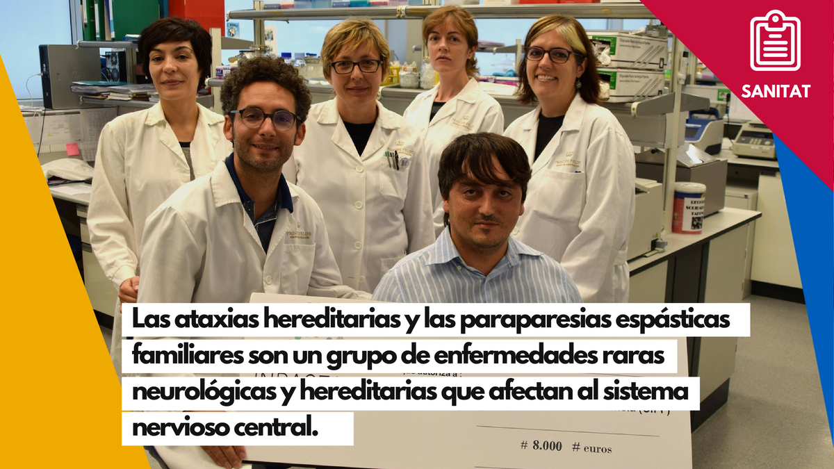 📋El CIPF e Indacea firman convenio para crear una herramienta de diagnóstico de ataxias y paraparesias espásticas
gva.es/inicio/area_de…