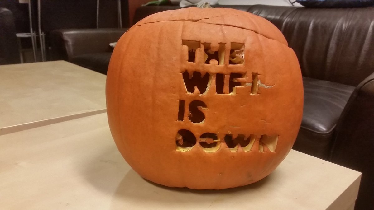 jenschr's tweet photo. This year's Halloween pumpkin @Bitraffineriet - scary! #nerds #hackerspace #oslo #halloween https://t.co/UUqqqgTM7H
