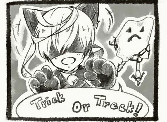 Trick or Treat#ニーアオートマタ #9S #Halloween #ハロウィン 