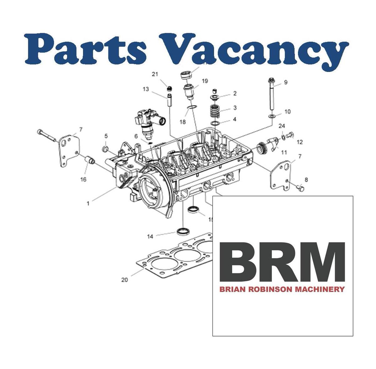 We have a full-time vacancy in our parts dept for an enthusiastic individual starting in January 2018. More info at  brianrobinson.co.uk/vacancies/part…