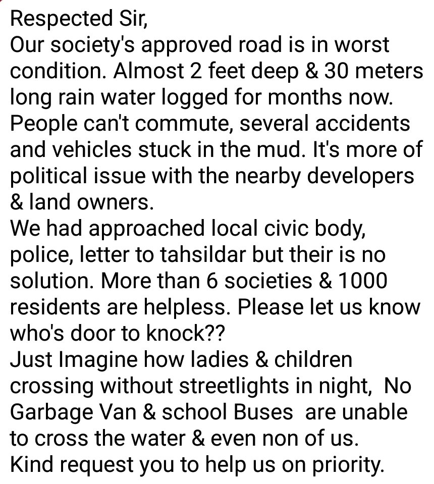 Ajaykoot's tweet photo. @NidhiKamdarMH 
Pls look into it. https://t.co/jQz20KB4CZ