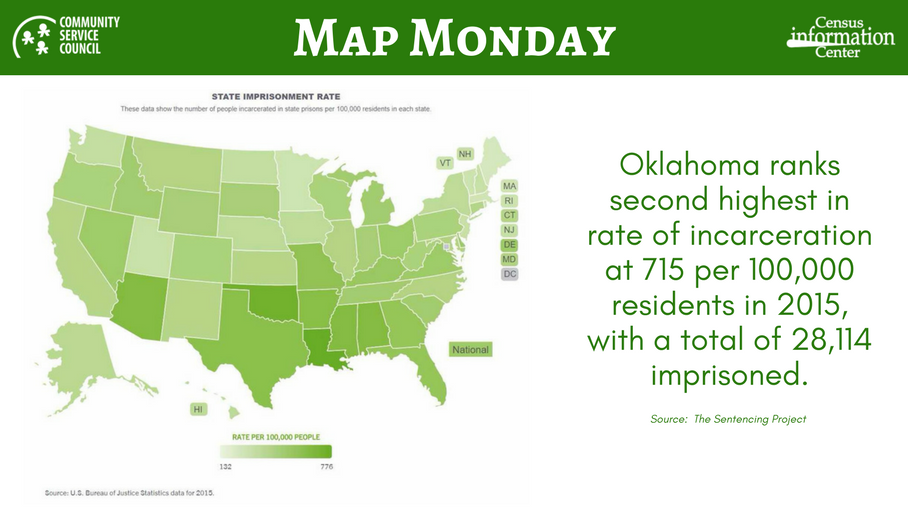 CSC_Tulsa's tweet photo. October Data Focus: Incarceration Reduction
#CSCTulsa #CSCData #CSCIncarcerationReduction https://t.co/ASOoj0D2CC