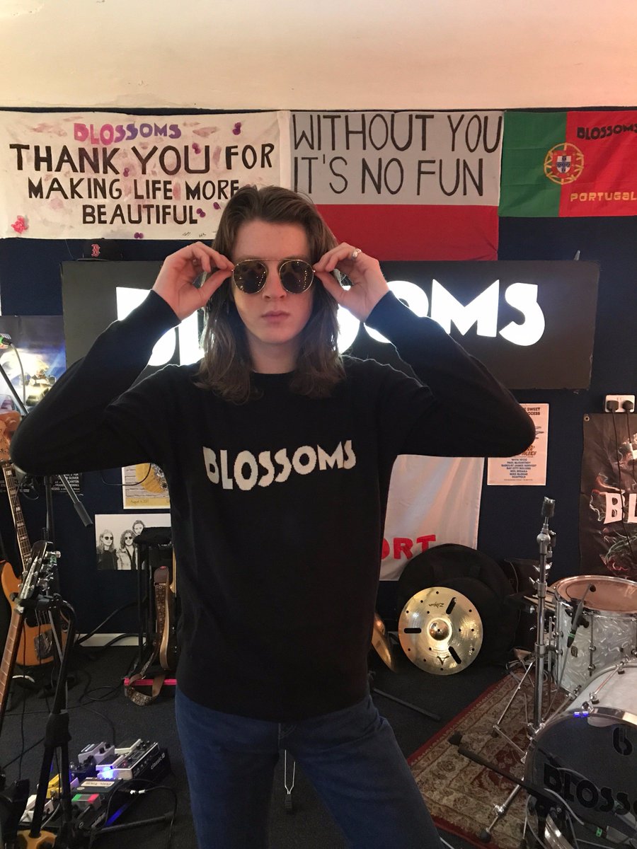 BlossomsBand's tweet photo. Warm yourself up with a lovely new knitted Blossoms jumper available now from the online store!! ❄️❄️❄️ https://t.co/2lI4hIqOe2 https://t.co/h7ccRcWGJ3