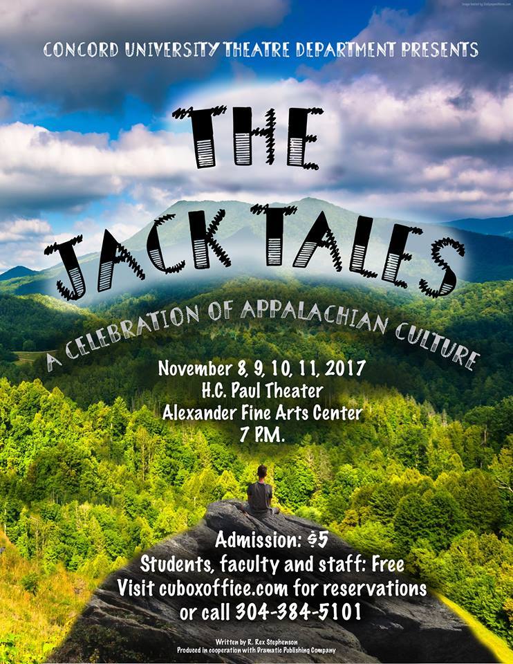 CUPRworkshop's tweet image. This fall's show is a retelling of children's stories featuring Jack using Southern Appalachian folk tales! Shows from Nov. 8-11 at 7p.m.