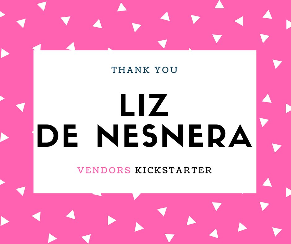 VENDORSeries's tweet photo. Thank you @HireLiz for your generous support of our @kickstarter campaign! @UrbanDoeProd @kristinbroadwel @katiamariagomez @Pamtierney https://t.co/tNYHdGvHVR