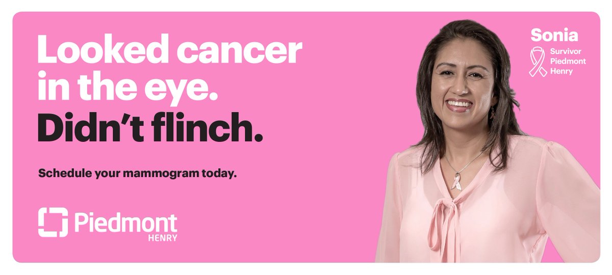 Schedule your mammogram today! ow.ly/bFeD30fUytk #BCA #FightLikeAGirl #Pinktober #RethinkPink