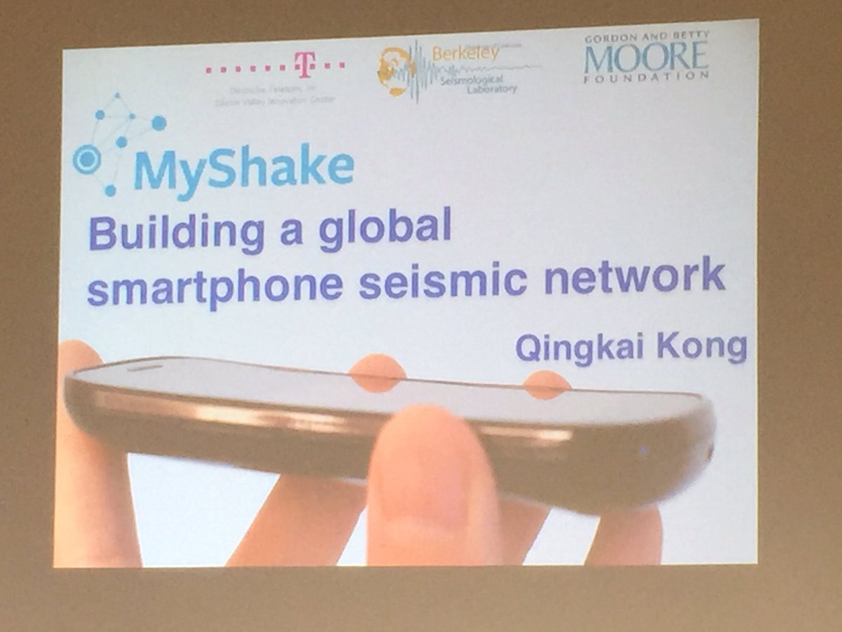 samsonequateur's tweet photo. Detecting earthquakes with a cel phone in Berkeley @USFQ_Ecuador #WCSJ17 @PeriodismoUSFQ https://t.co/eZjFrLJ2vF