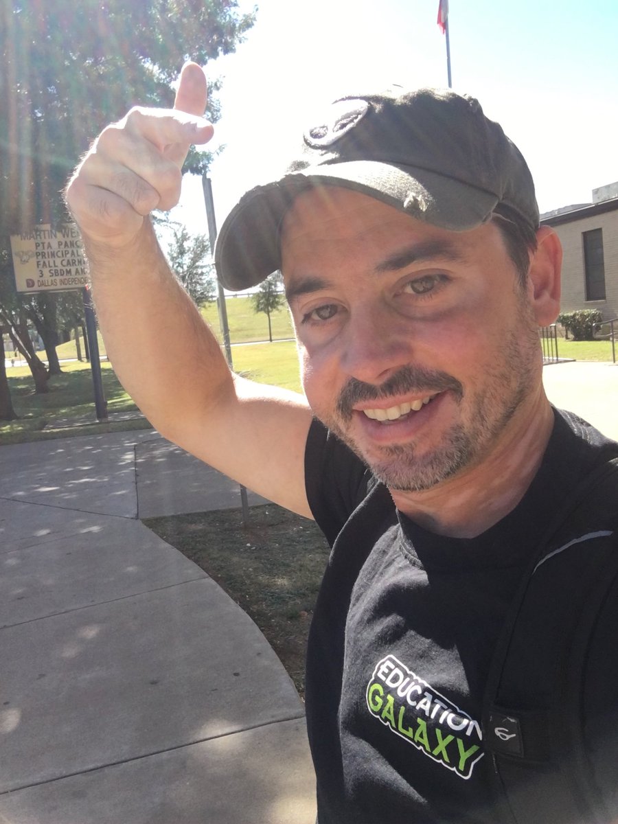 EducationGalaxy's tweet image. Jeremy is covering for me today as I recover from a severe case of “the funk”. Loving his demo hat!! #edgalchat #oneupper #Iwanttobelieve