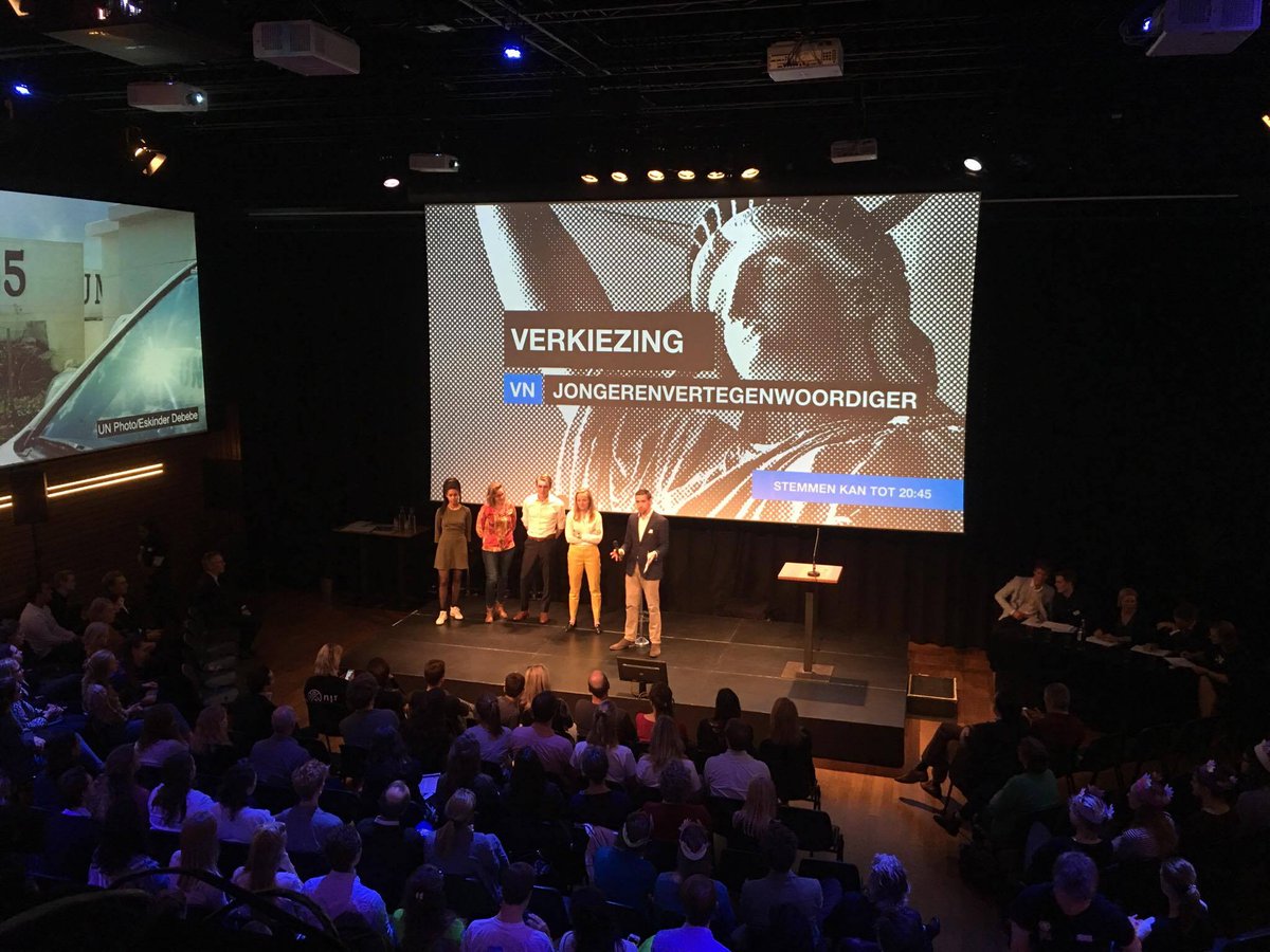 Jongerenvertegenwoordigers PITCHEN! #jongerenvertegenwoordigers #NachtvandeVN