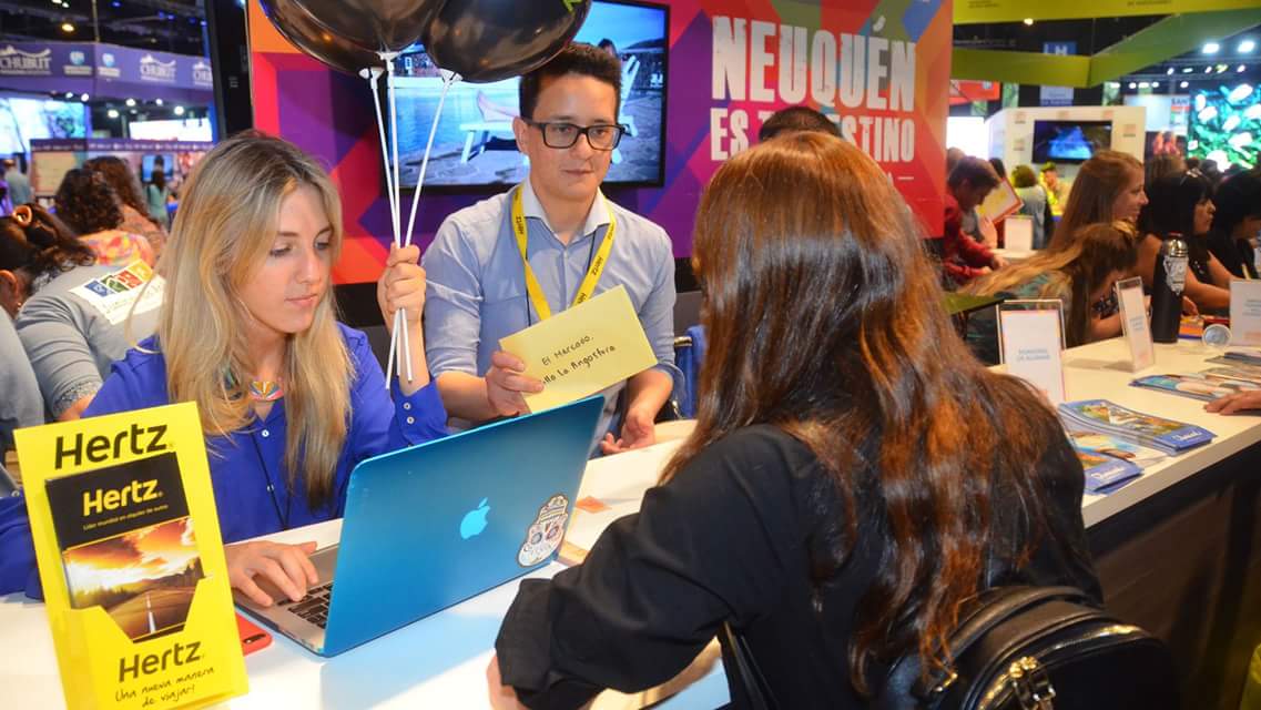 hertzargentina's tweet photo. Hoy EXCLUSIVO PROFESIONALES en la feria de Turismo mas importante de América Latina! #FIT
Encontranos en los stands de Salta y Neuquén!!! https://t.co/3KK9wAnVG2