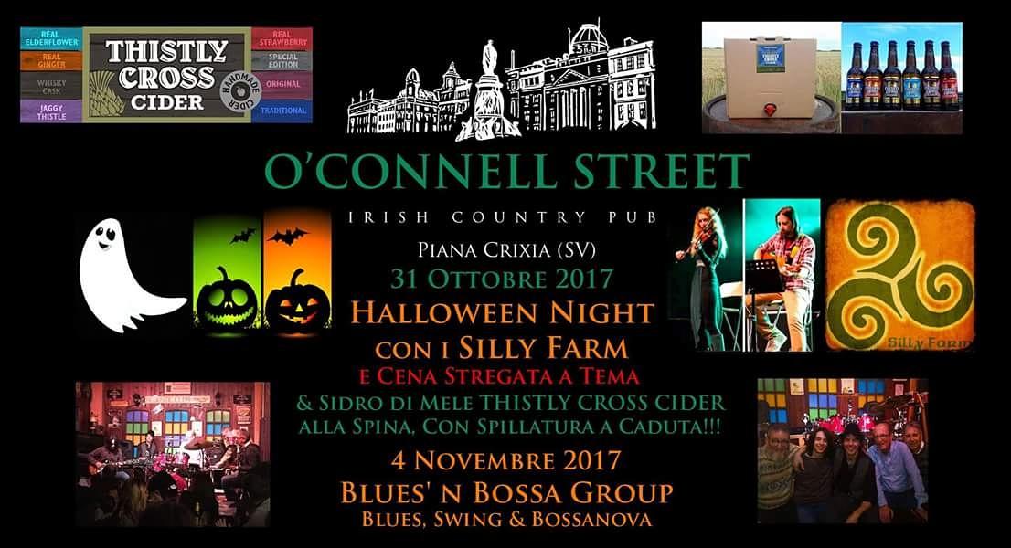 OConnellStreetP's tweet photo. #ProxEventi #Halloween #HalloweenNight ๐ป #SilyFarm #IrishFolkMusic #SidroAllaSpina #ThistlyCrossCider #BluesNBossa #Blues #Swing #Bossanova https://t.co/DxSDaJ4nLN