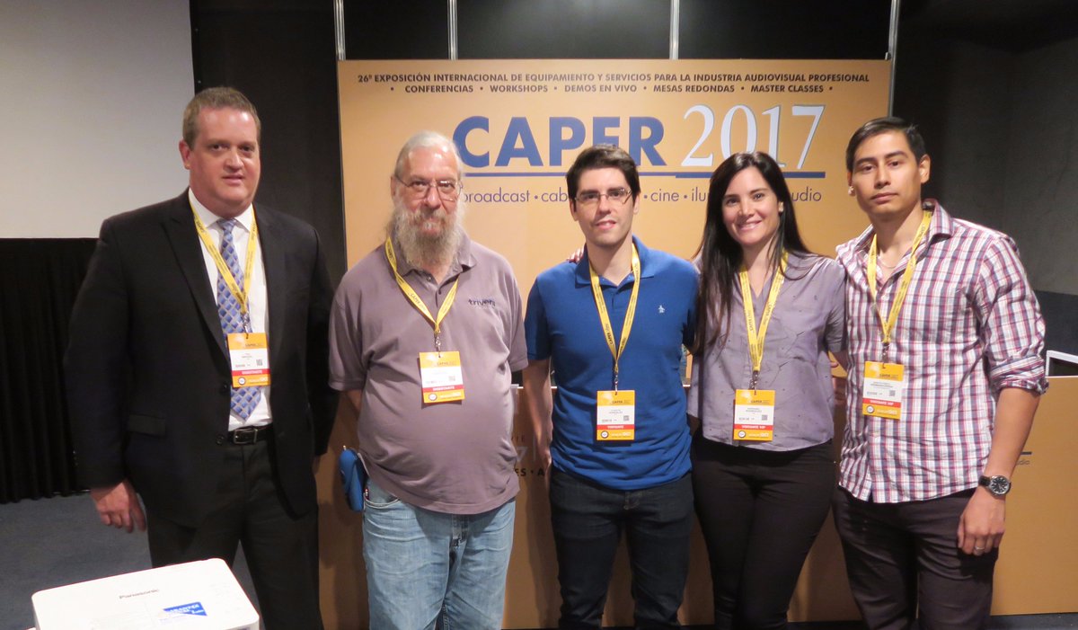 IEEEBTSociety's tweet photo. BTS Distinguished Lecturers, Eric Wandel of Wave Point Research &amp; Dr Richard Chernock of Triveni, presented @ the CAPER Expo in Buenos Aires https://t.co/wghI2TLsnF