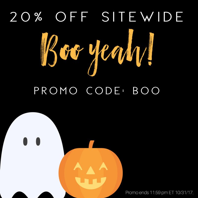 ShopMurph's tweet photo. 🎃👻 BOO YEAH! 👻🎃 Take 20% off sitewide (including sale) thru tomorrow with code BOO. No tricks, just treats! 🍬 https://t.co/aTSBvLXKDq