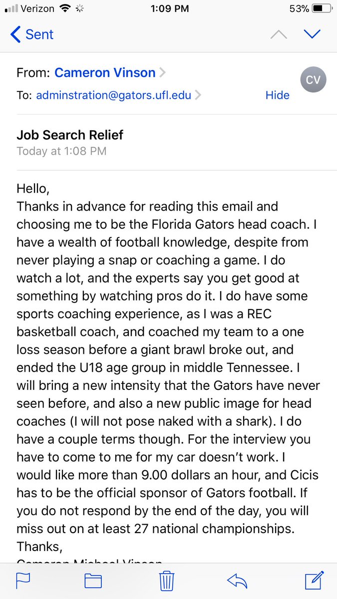 CameronVinson's tweet photo. Shooters shoot @FloridaGators #DubSZN https://t.co/YgFm2fDsp4