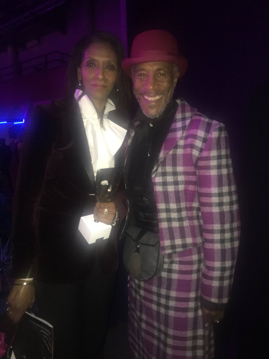 DannyJohnJules's tweet photo. I just had to get a photo with the beautifully conscientious @TheZeinabBadawi at #MVISAS #Winner #PrideOfBritain https://t.co/mnsh0BiuKy