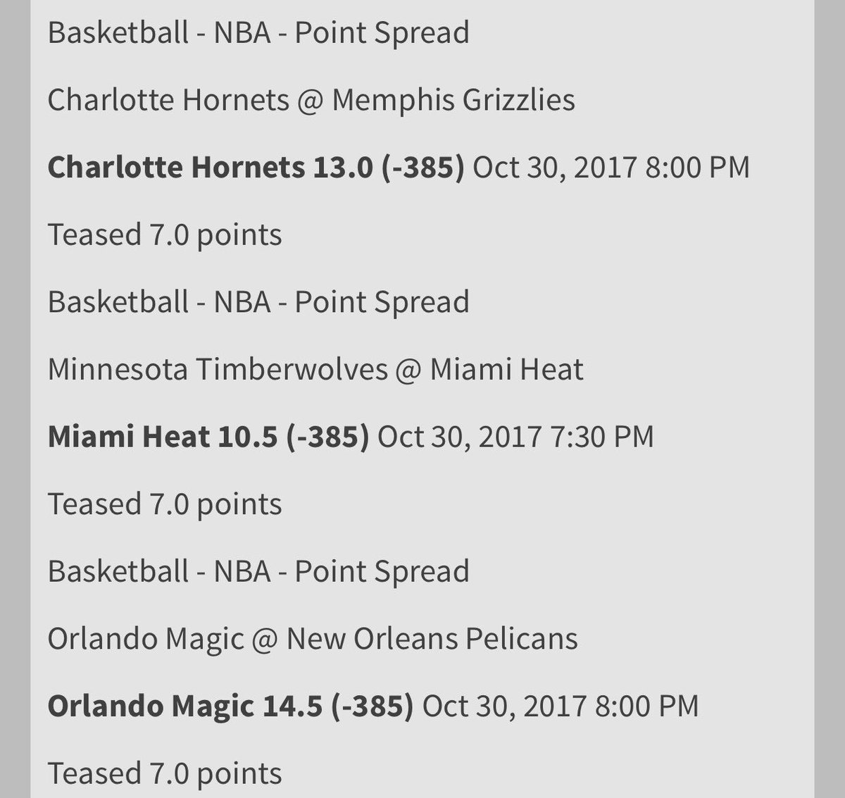 ASAPHandicap's tweet photo. First picks are in!!! Nice little 7pt teaser #easymoney #asaphandicap #moneymachine #printgreen https://t.co/F4xw27P9vU
